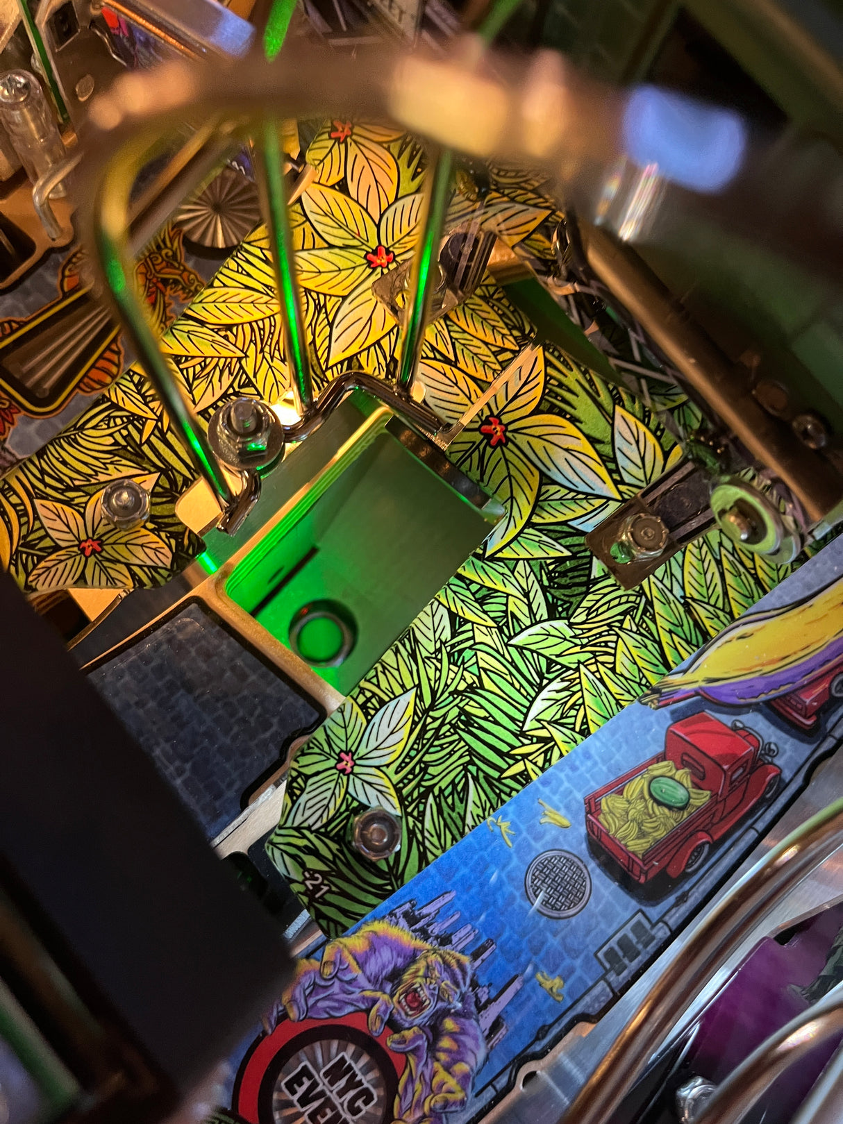 King Kong Pinball Island Scene Scoop Illumination