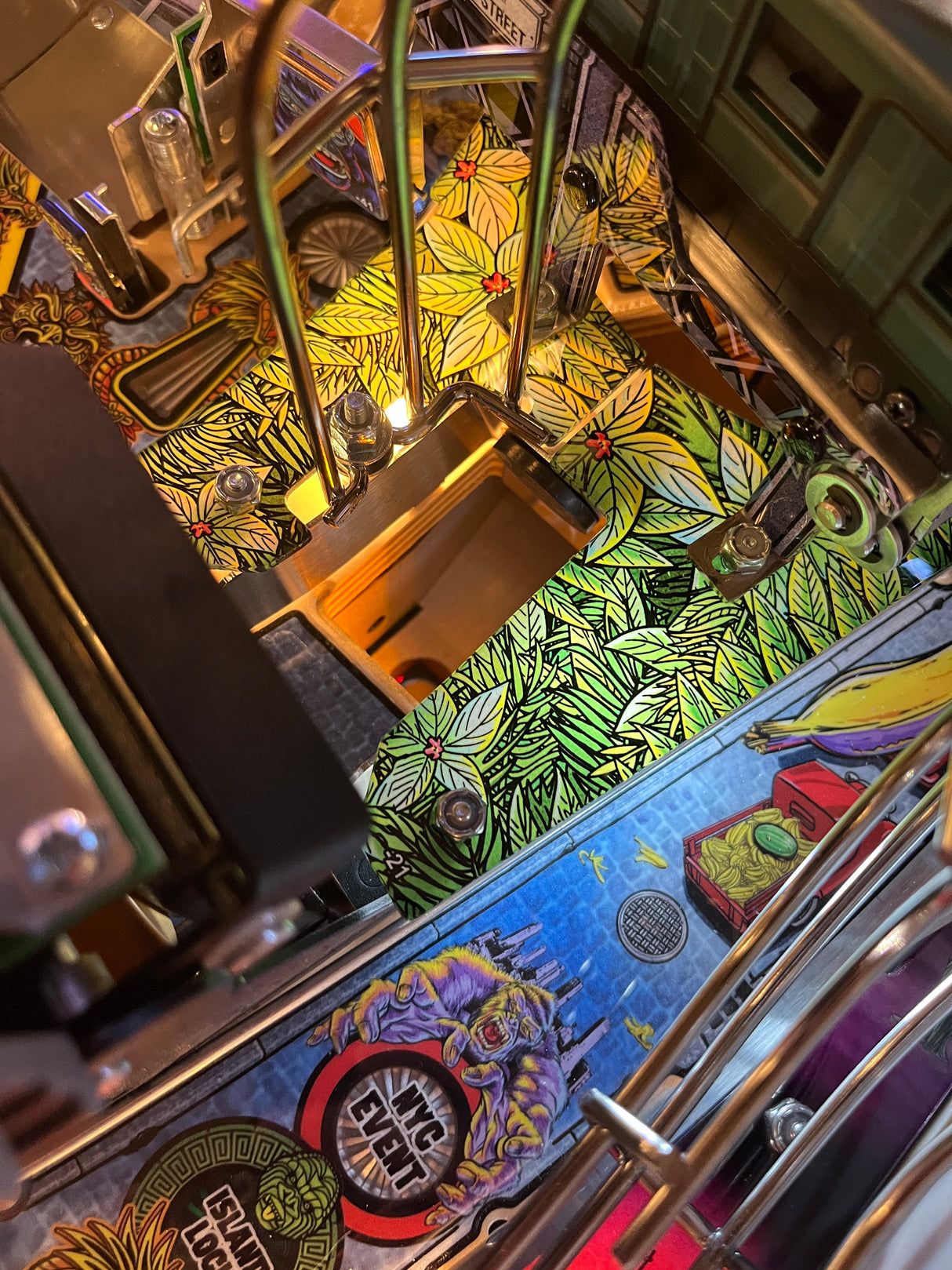 King Kong Pinball Island Scene Scoop Illumination