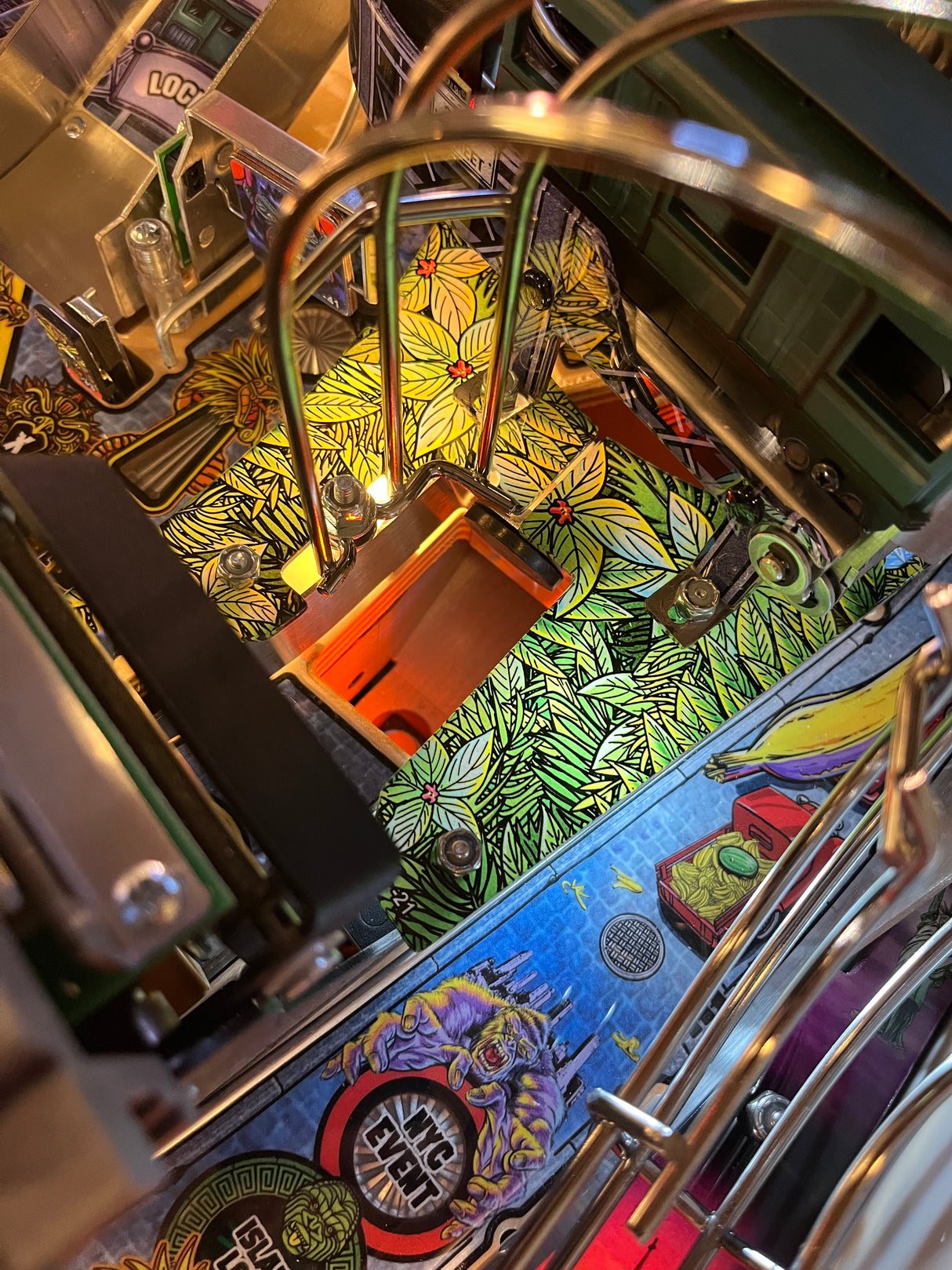 King Kong Pinball Island Scene Scoop Illumination