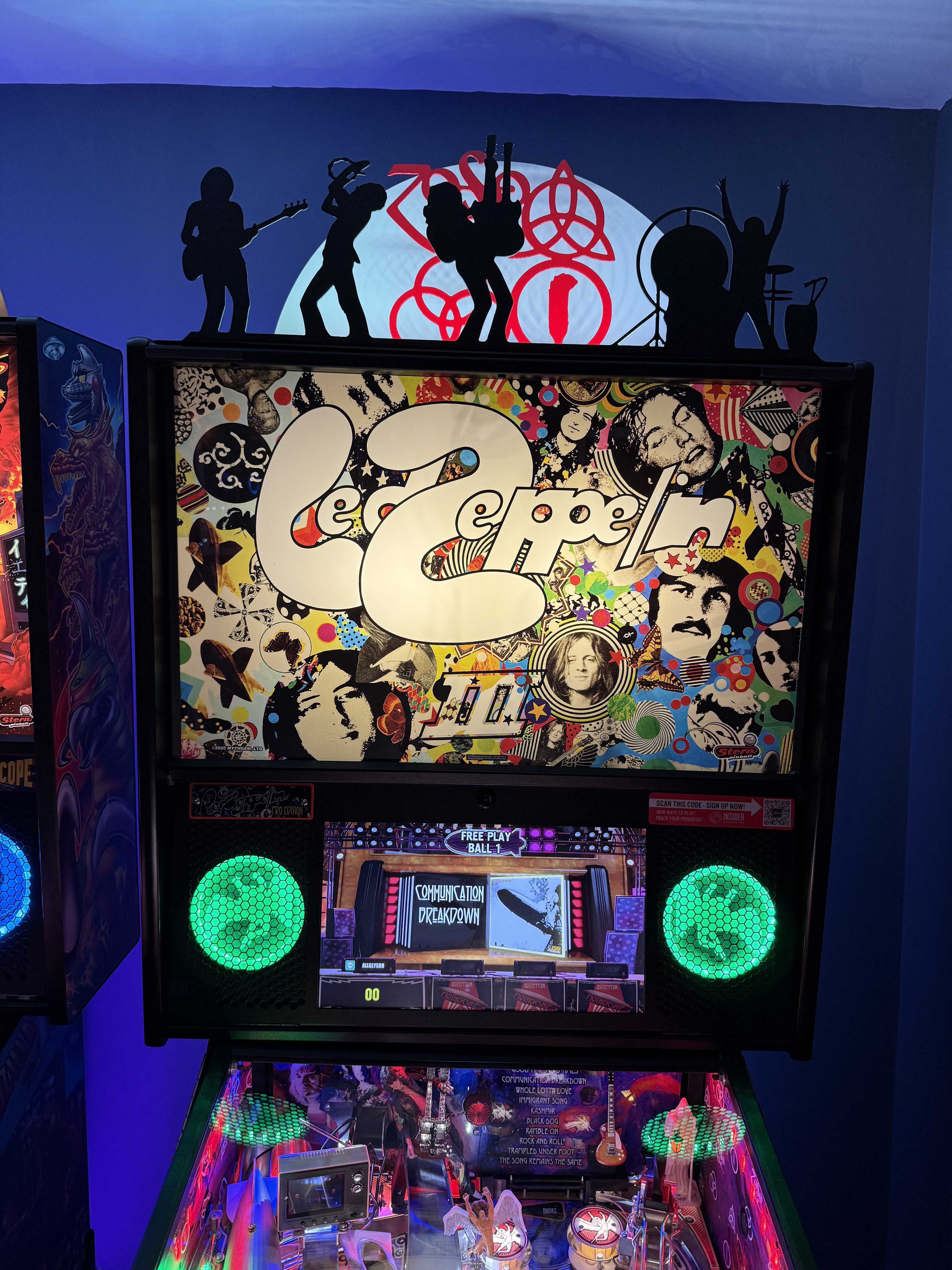 Buy Led Zeppelin Pinball Silhouette Topper | Mezel Mods