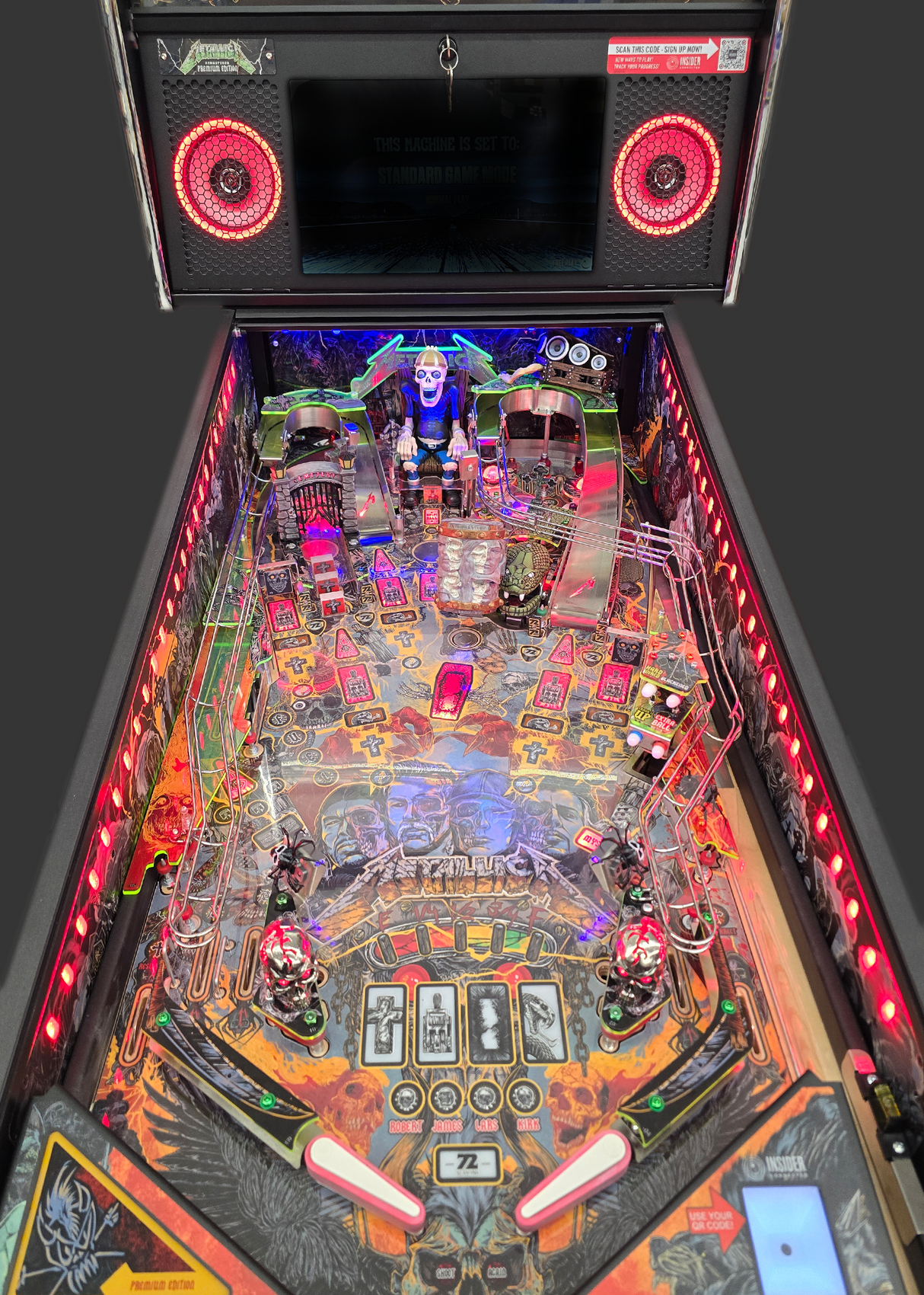 Metallica Remastered Pinball Spotlight Covers
