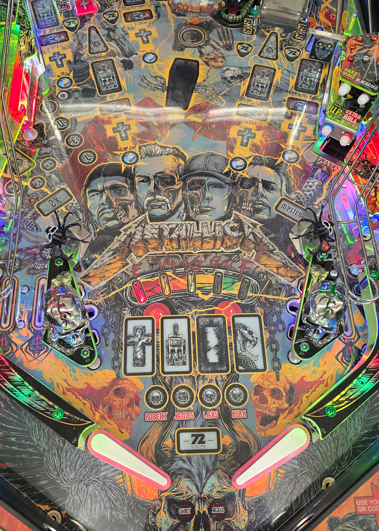 Metallica Remastered Pinball Spotlight Covers