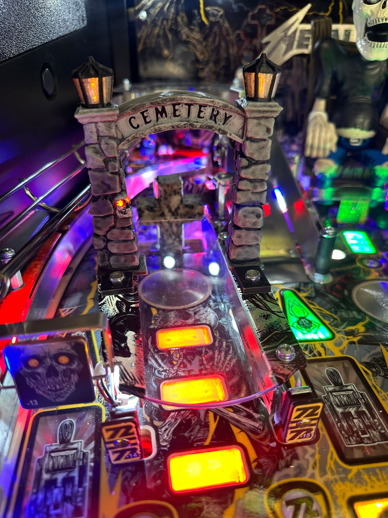 Metallica Remastered Pinball Flashing Cemetery Arch – Mezel Mods