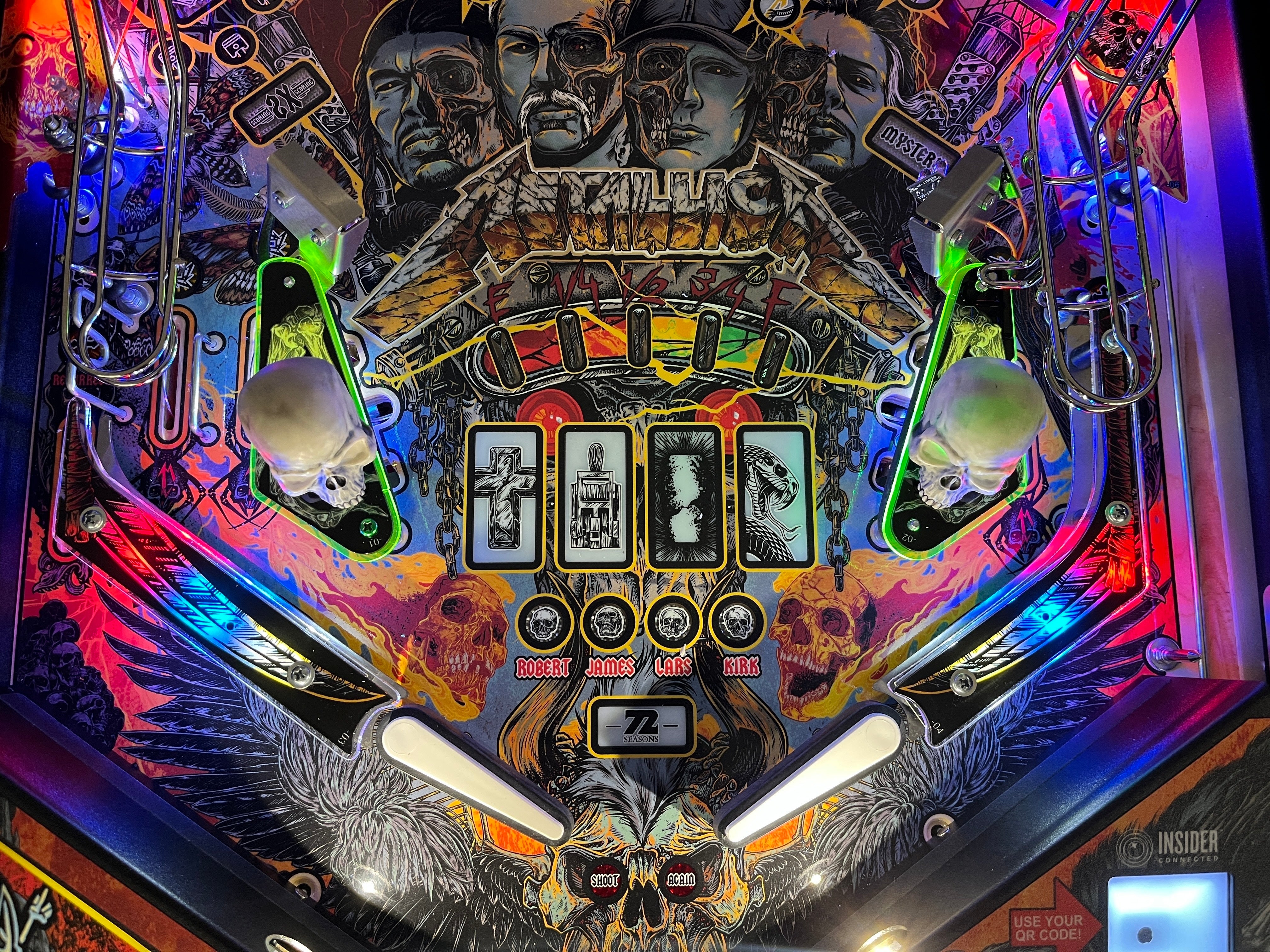 Metallica Remastered Pinball Plastic Protectors – Mezel Mods
