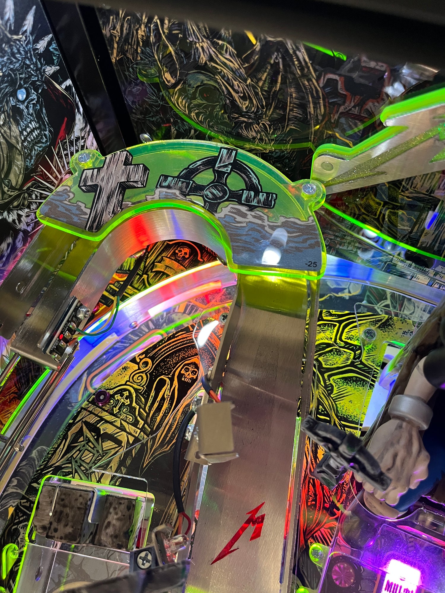 Metallica Remastered Pinball Ramp Plastic Protectors – Mezel Mods