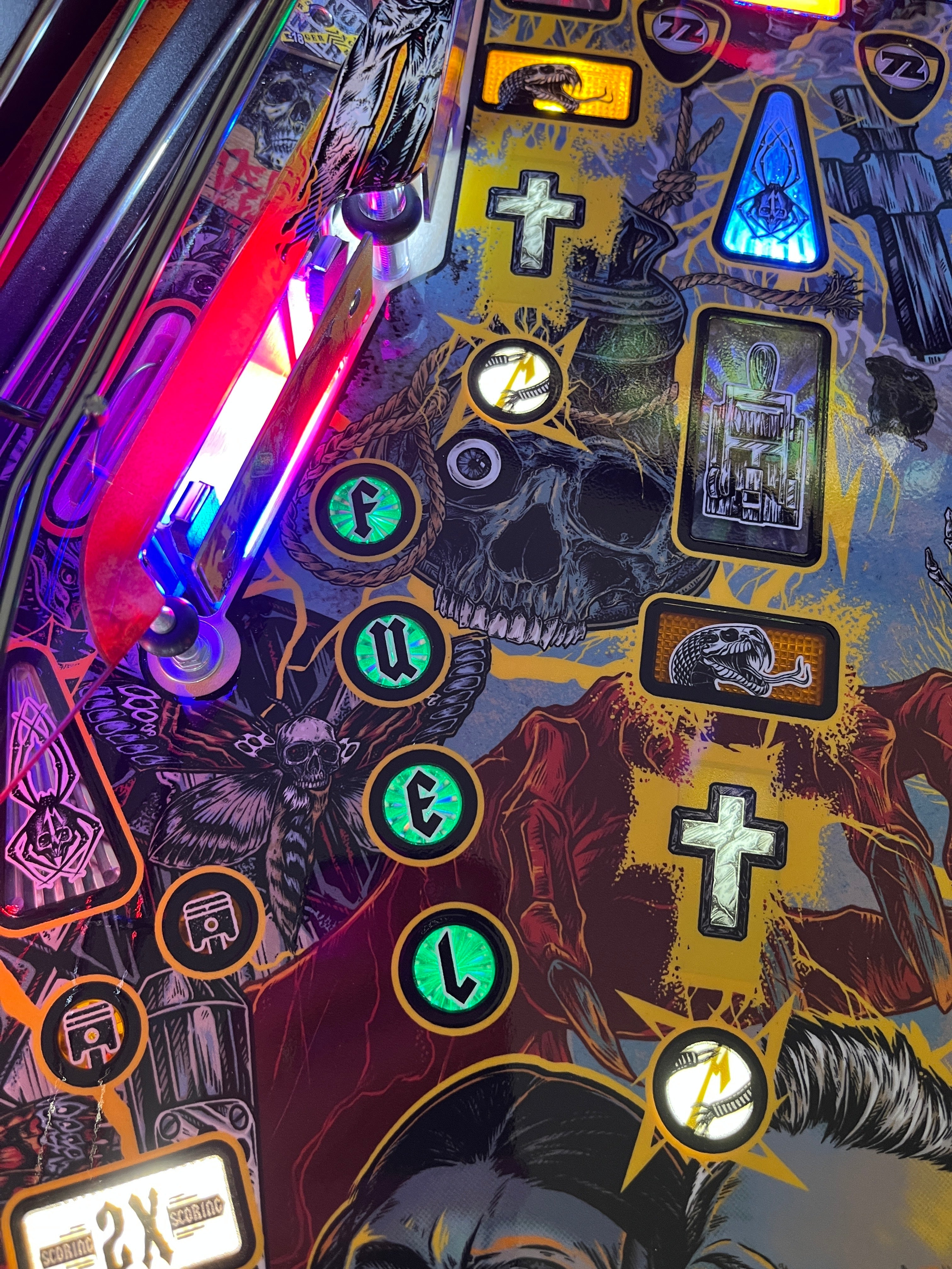 Metallica Remastered Pinball Fuel Gel Inserts – Mezel Mods