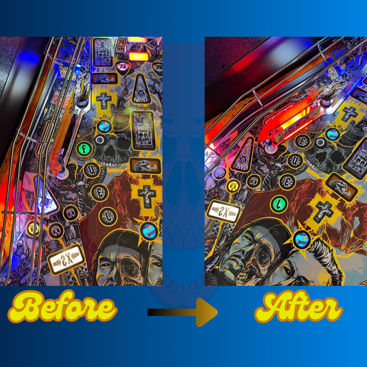 Metallica Remastered Pinball Fuel Target Illumination – Mezel Mods