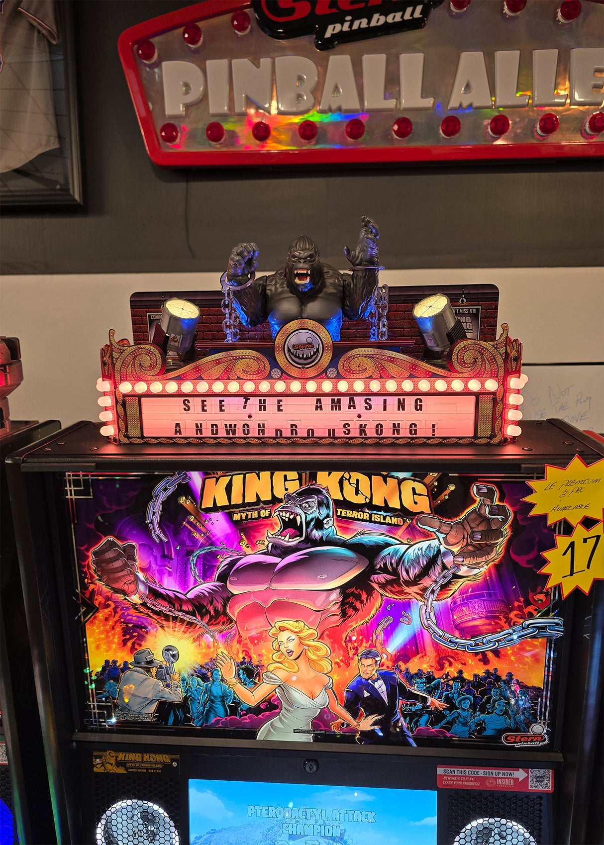 King Kong Pinball Stern Topper Search Light Upgrade