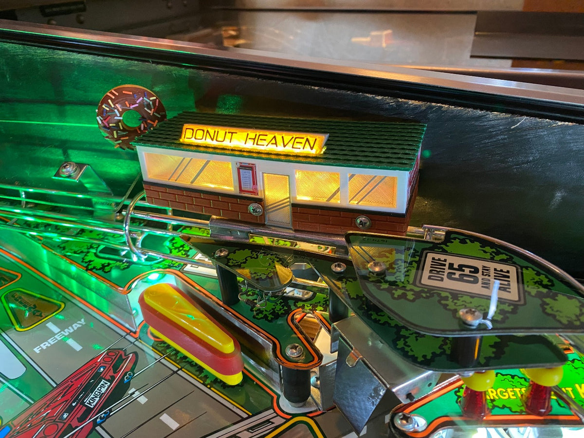 Pinball Mods Robby TEN YEAR ANNIVERSARY EDITION: The Getaway High Speed 2 Pinball Donut H ...