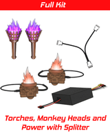 King Kong Pinball Monkey Head Torch Mod