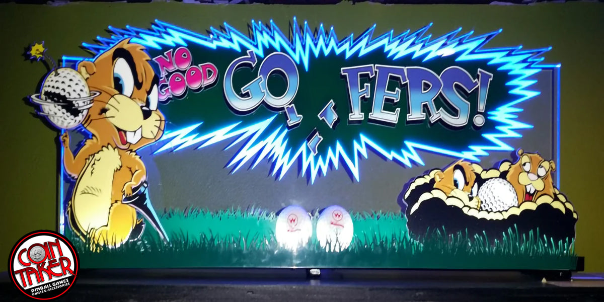 No Good Gofers Pinball Topper