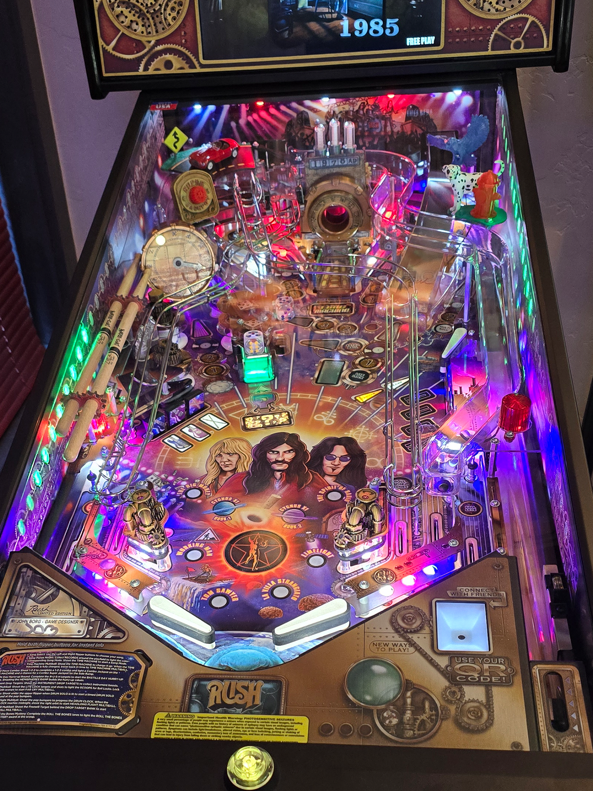Rush Pinball Slingshot Gear Domes