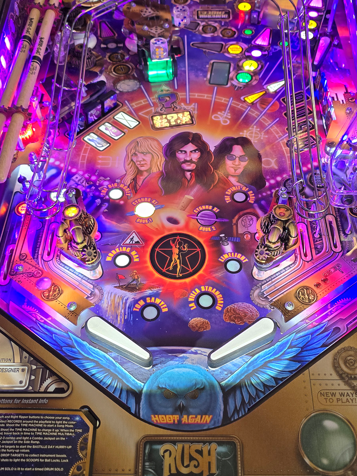 Rush Pinball Slingshot Gear Domes