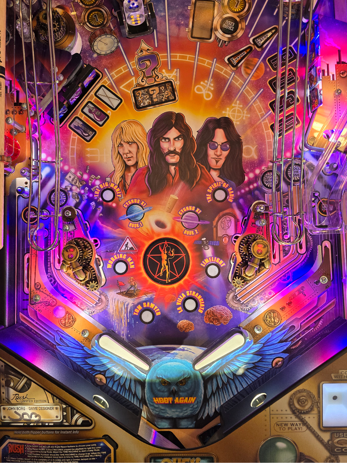 Rush Pinball Slingshot Gear Domes