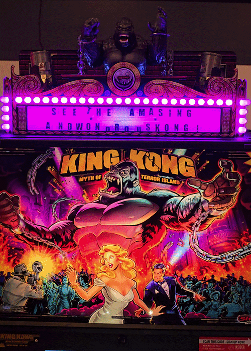 King Kong Pinball Stern Topper Search Light Upgrade