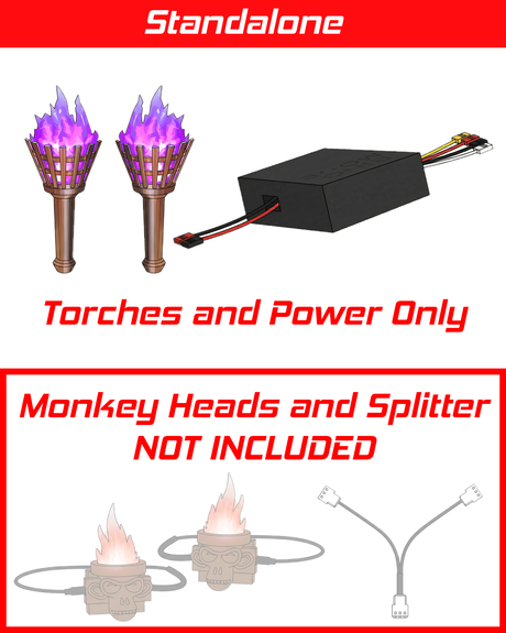 King Kong Pinball Gong Torch Mod