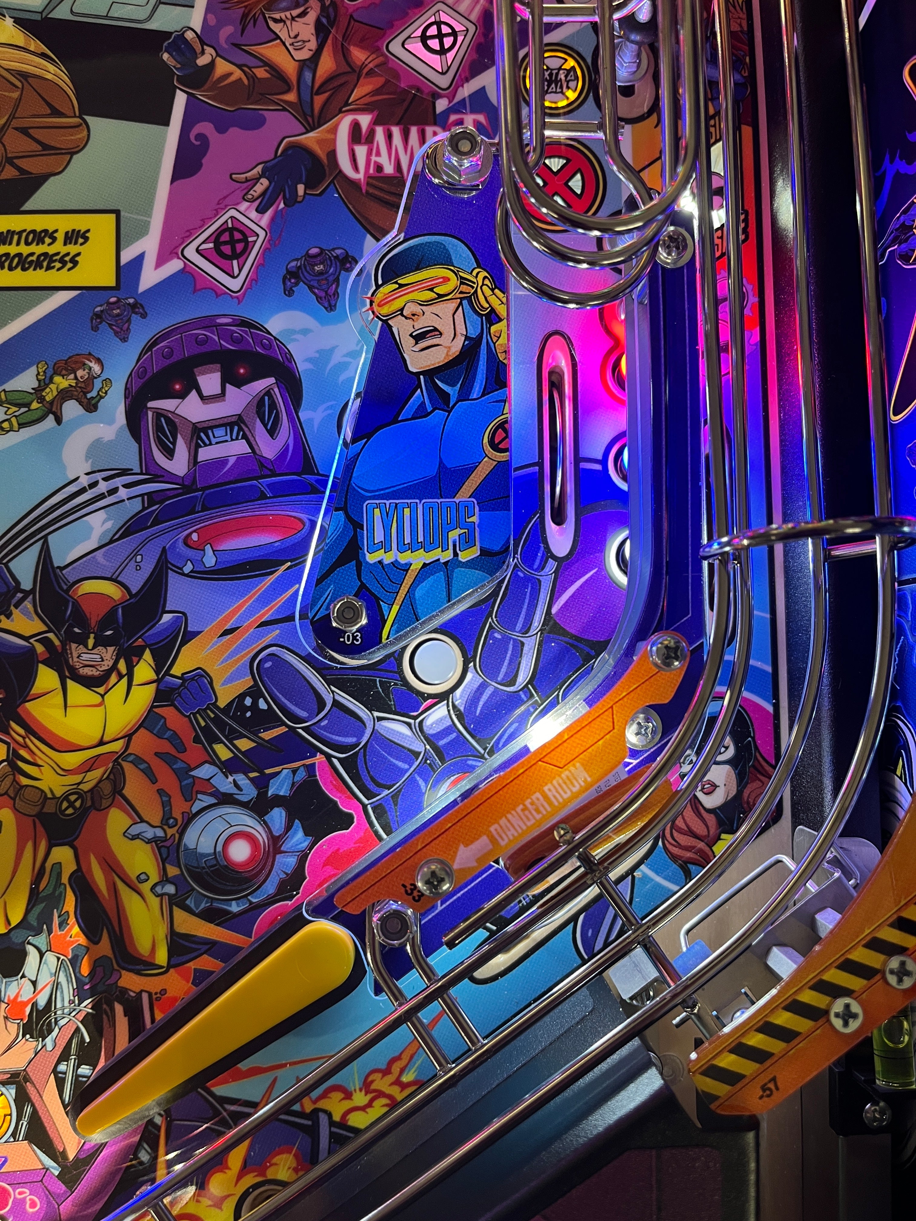 Uncanny X-Men Pinball Plastic Protectors – Mezel Mods