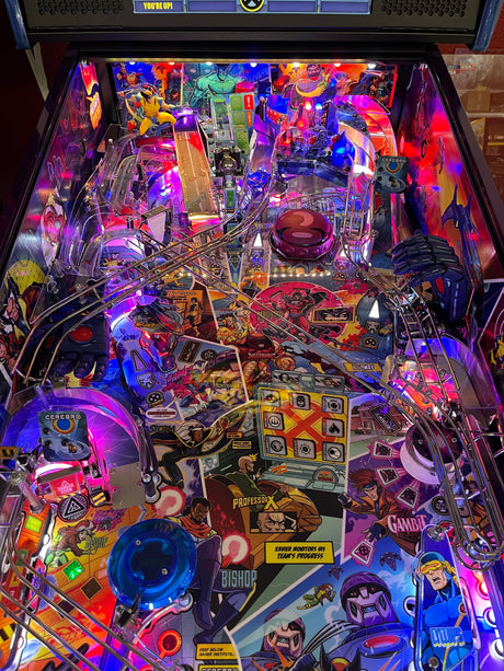 Uncanny X-men Pinball Backboard Illumination