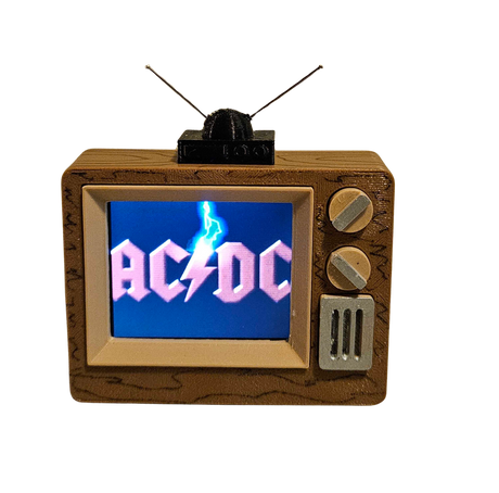 AC/DC Pinball TV Video Display Mod