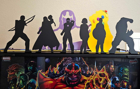 Avengers Infinity Quest Pinball Silhouette Topper