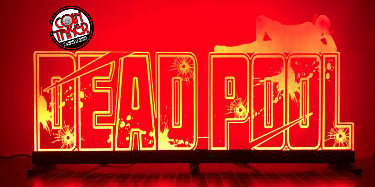 Deadpool Pinball Acrylic Topper