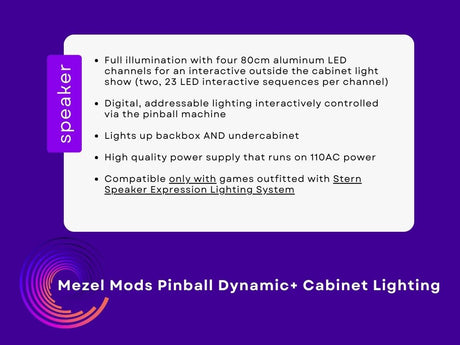 Dynamic Plus Pinball Cabinet Lighting Kit