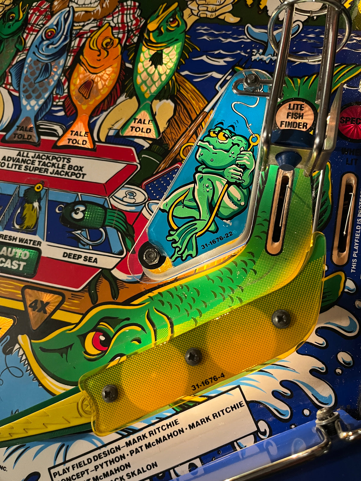 Fish Tales Pinball Plastic Protectors