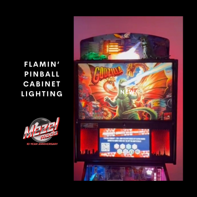 Flaming Pinball Cabinet Lighting Kit