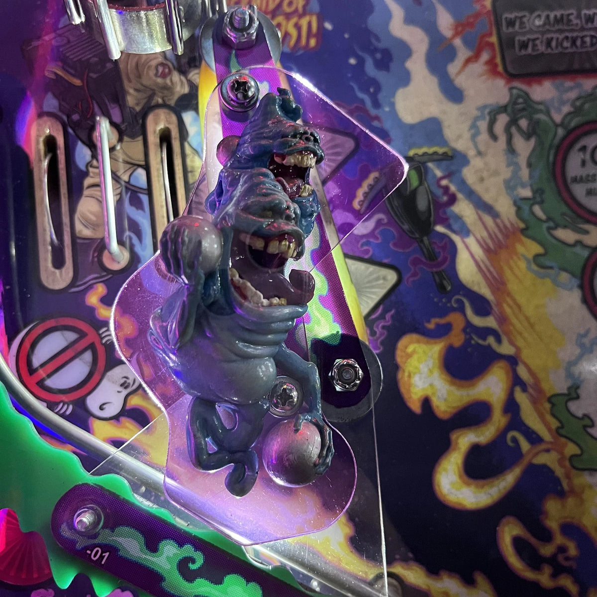 Slimer Slingshot Mod for Ghostbusters Pinball | Mezel Mods