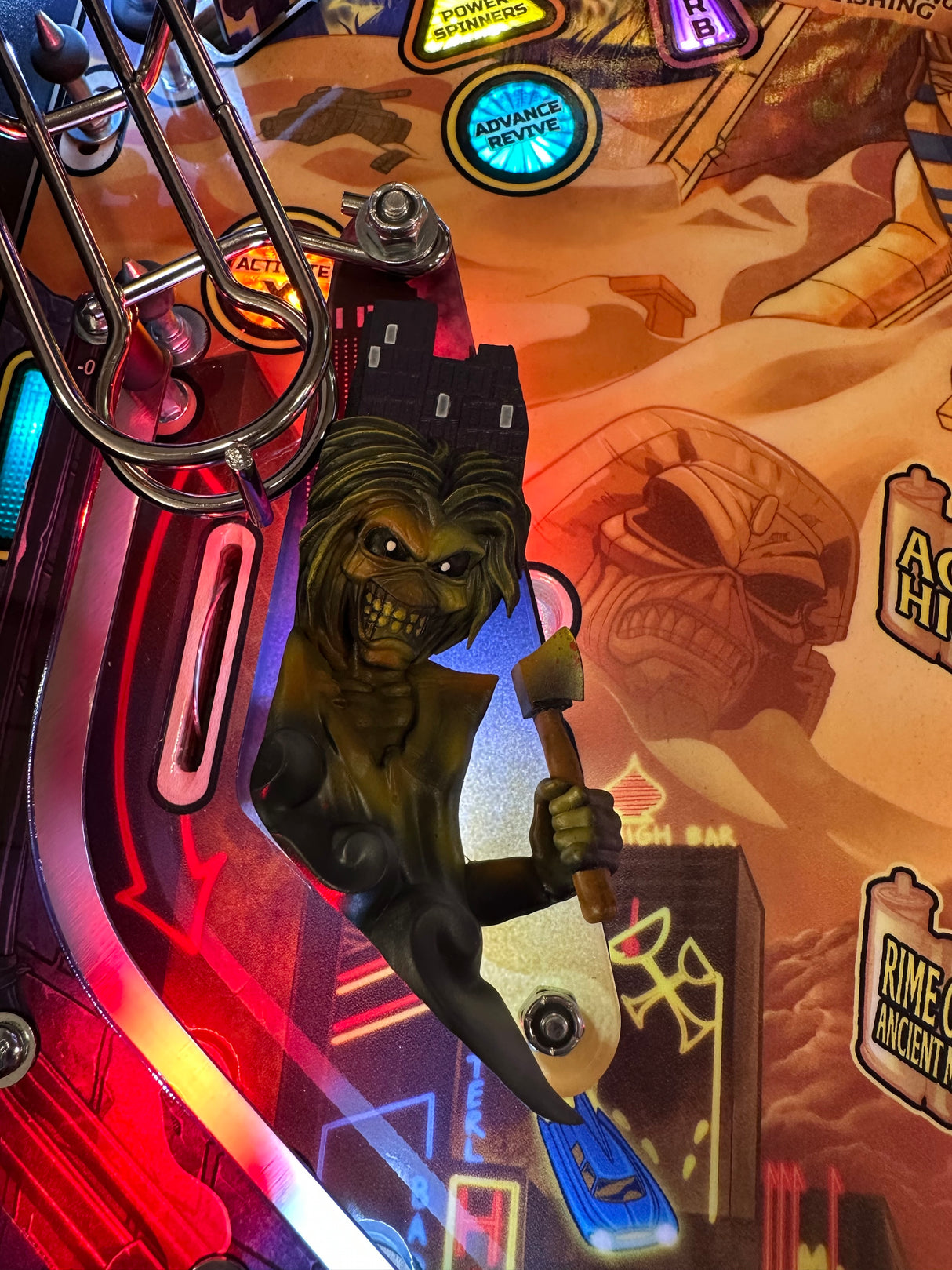 Iron Maiden Pinball 3D Slingshot Covers