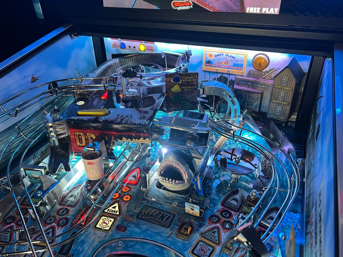 Pinball Backboard Jaws Pinball Backboard Illumination – Mezel Mods