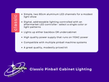 LumiPin Classic Pinball Cabinet Lighting Kit- Stern Spike 2