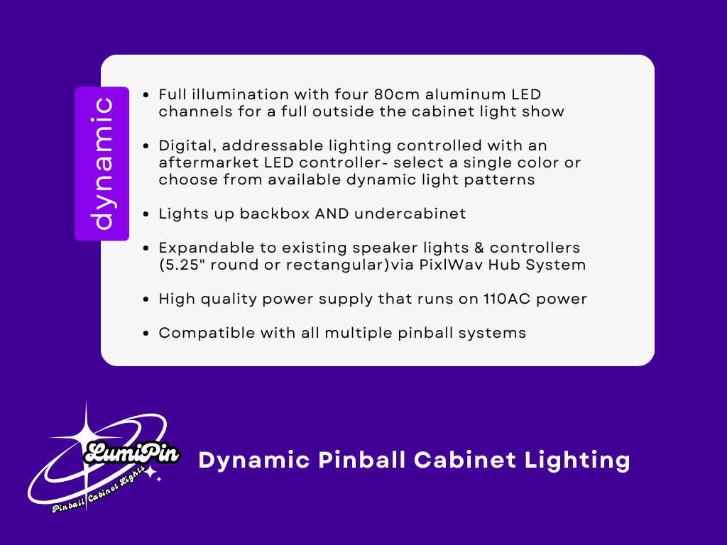 LumiPin Dynamic Pinball Lighting Kit