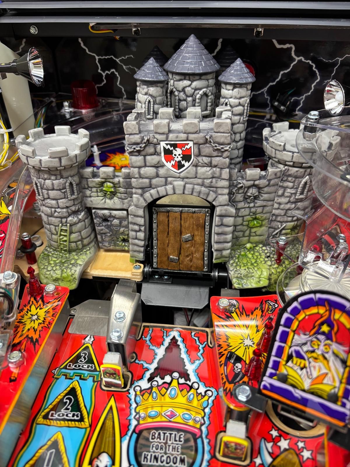 Medieval Madness Pinball Castle 3D Drawbridge