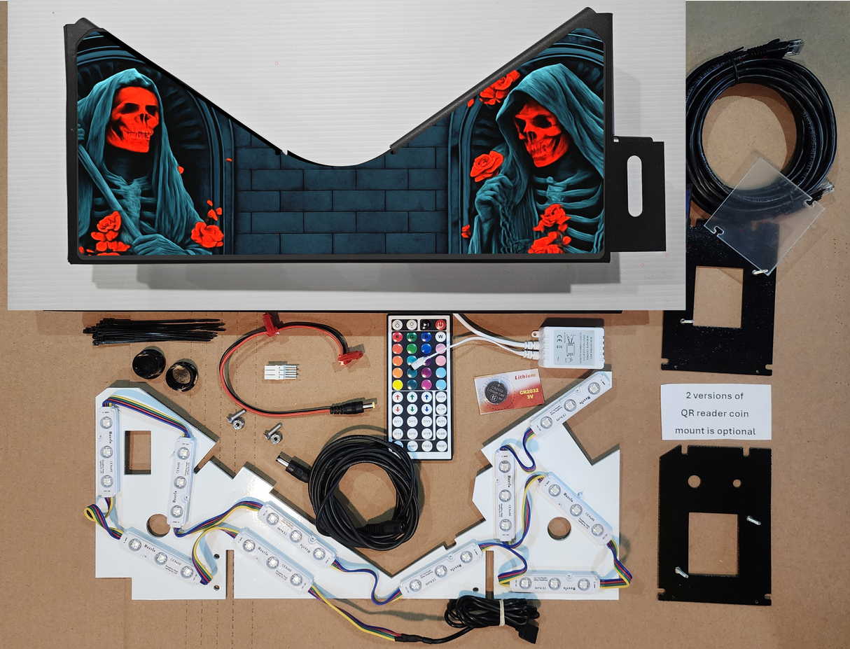 Metallica Remastered Pinball Lighted Skeleton Apron