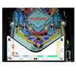 Monopoly-themed pinball machine with colorful design and gameboard layout.