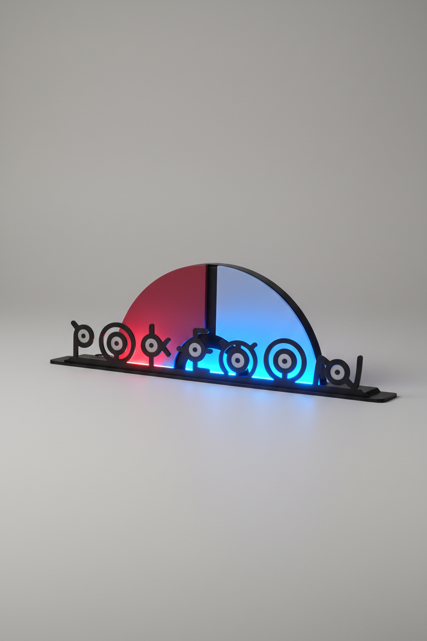 Colorful abstract design with a logo at the bottom on a white background