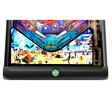 Pinball machine design on a digital screen with colorful graphics