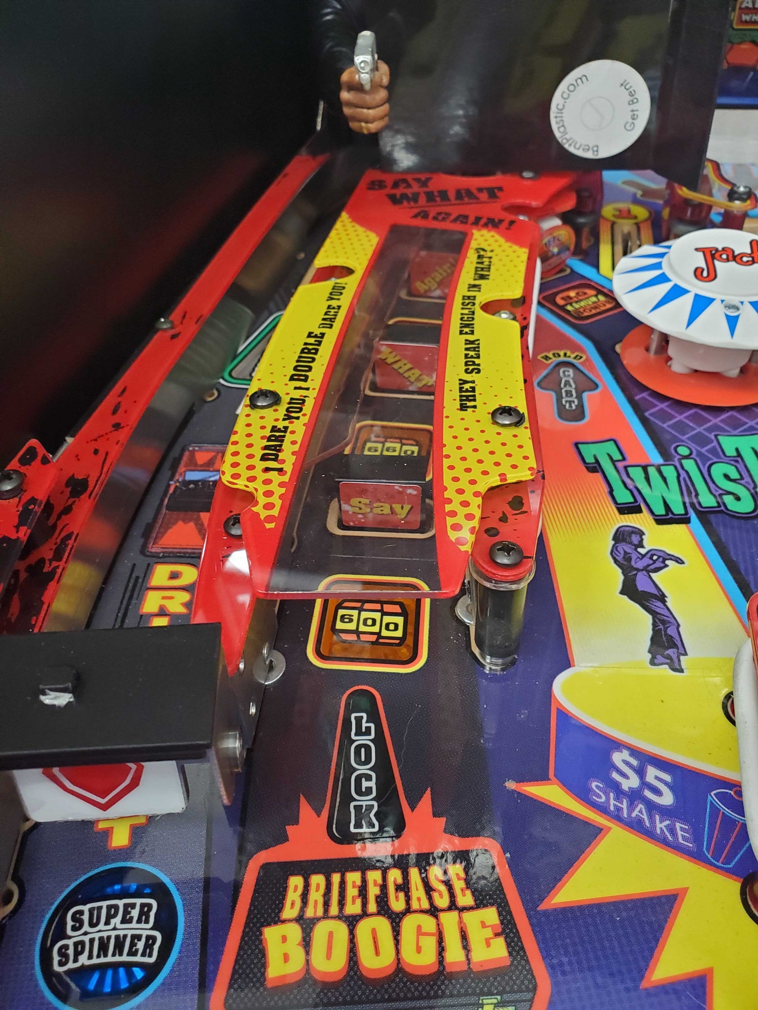 Pulp Fiction Pinball Drop Target Decals|Mezel Mods