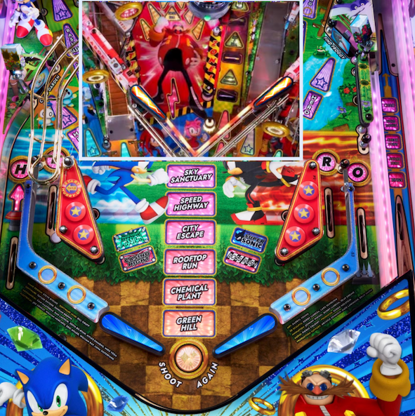 Sonic the Hedgehog Pinball Flipper Bat Toppers