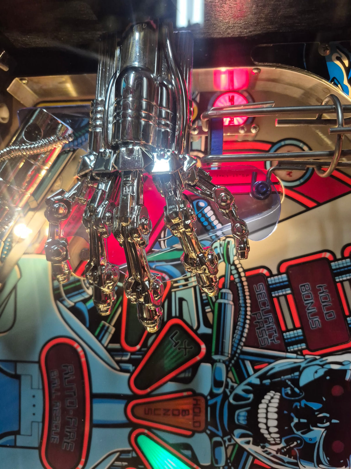 Terminator 2 Pinball 3D Chrome Hand & Piston Upgrade