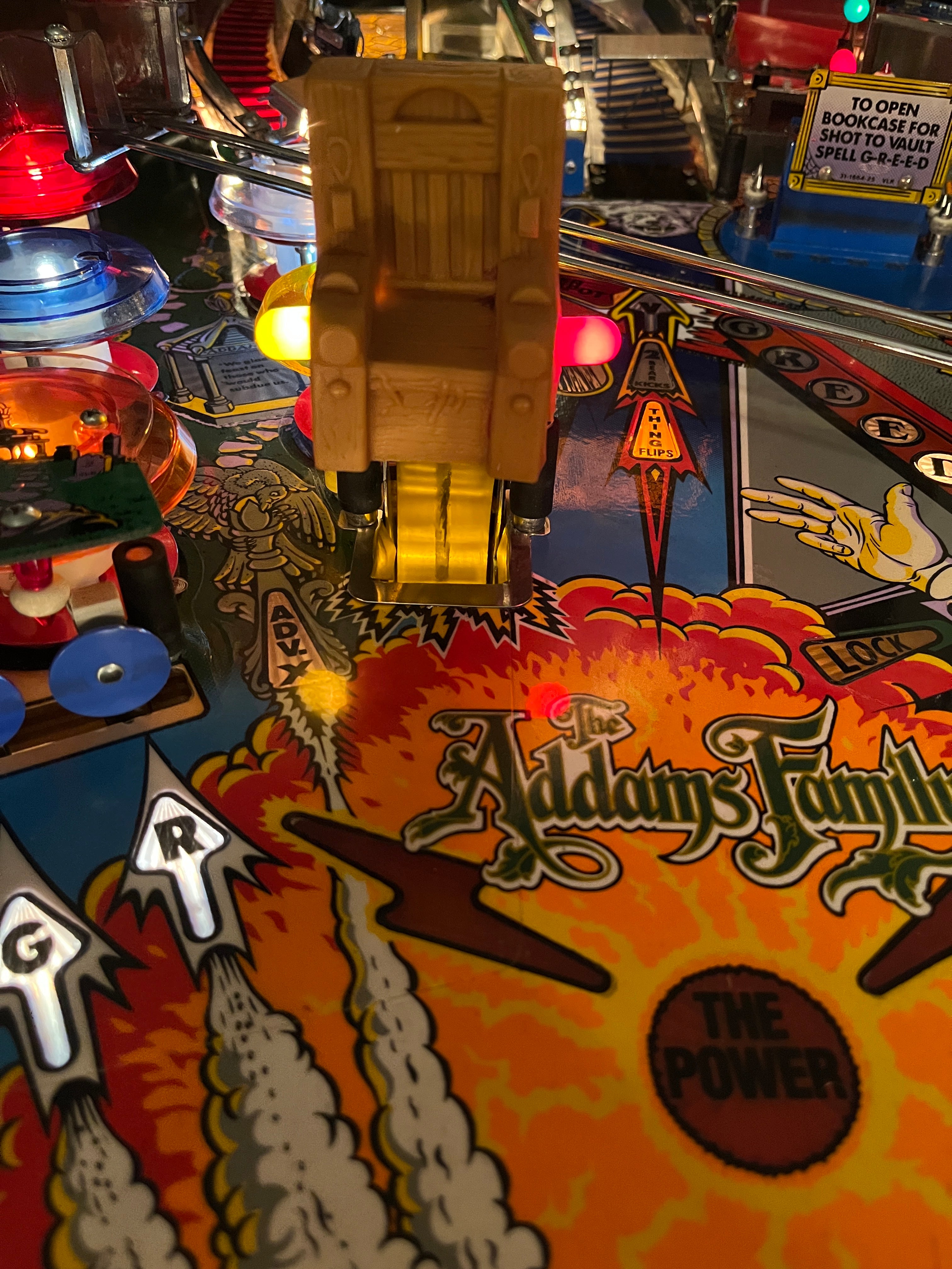 The Addams Family Pinball Chair Scoop Illumination – Mezel Mods