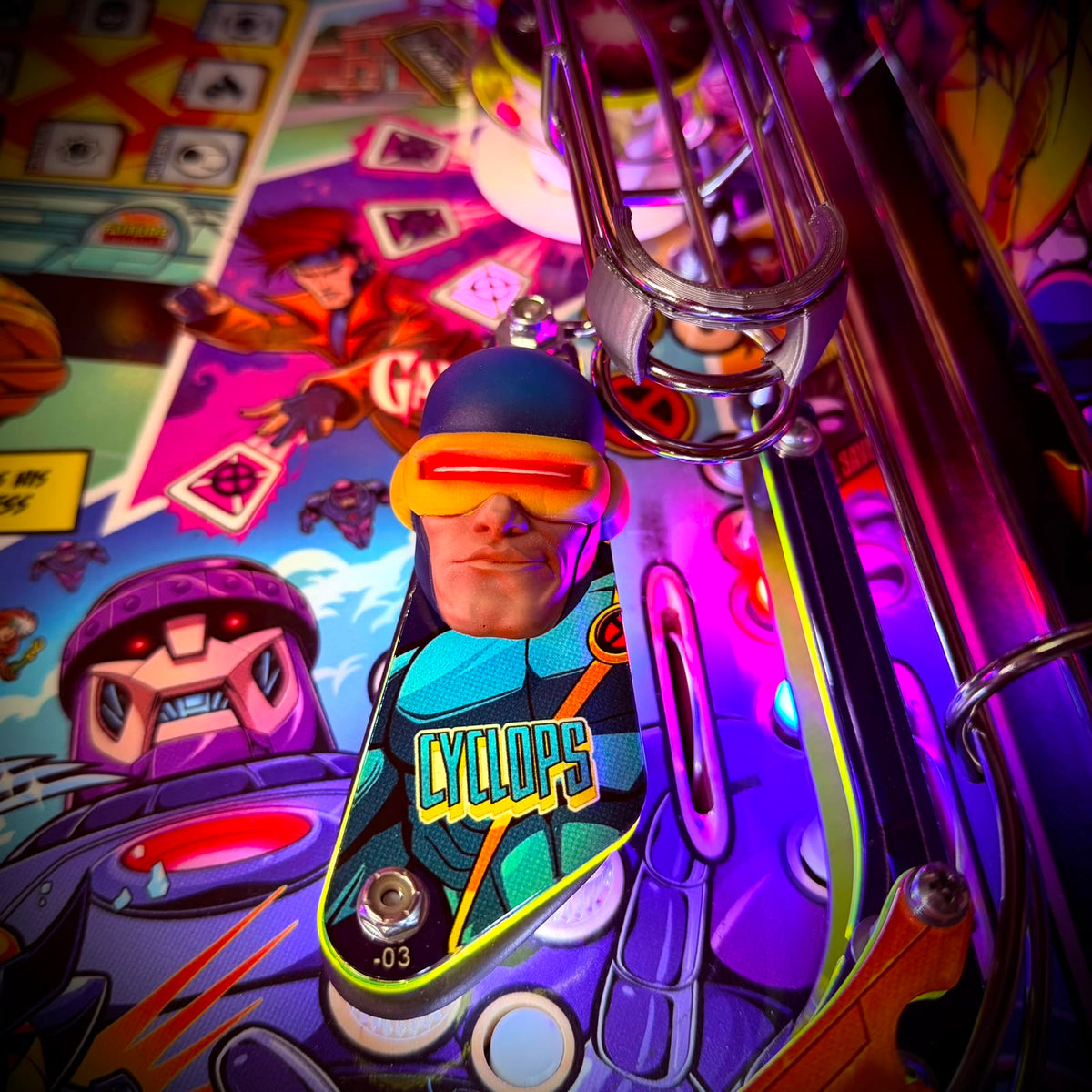 Uncanny X-Men Pinball 3D Slingshot Mod