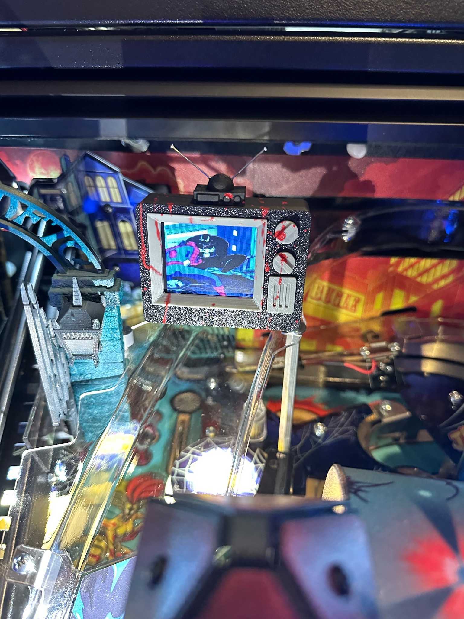 Pinball Mini Display Mod Venom Pinball TV Video Display – Mezel Mods | Pinball Accessories