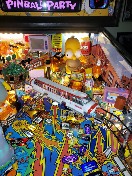 Simpsons Pinball Party Monorail