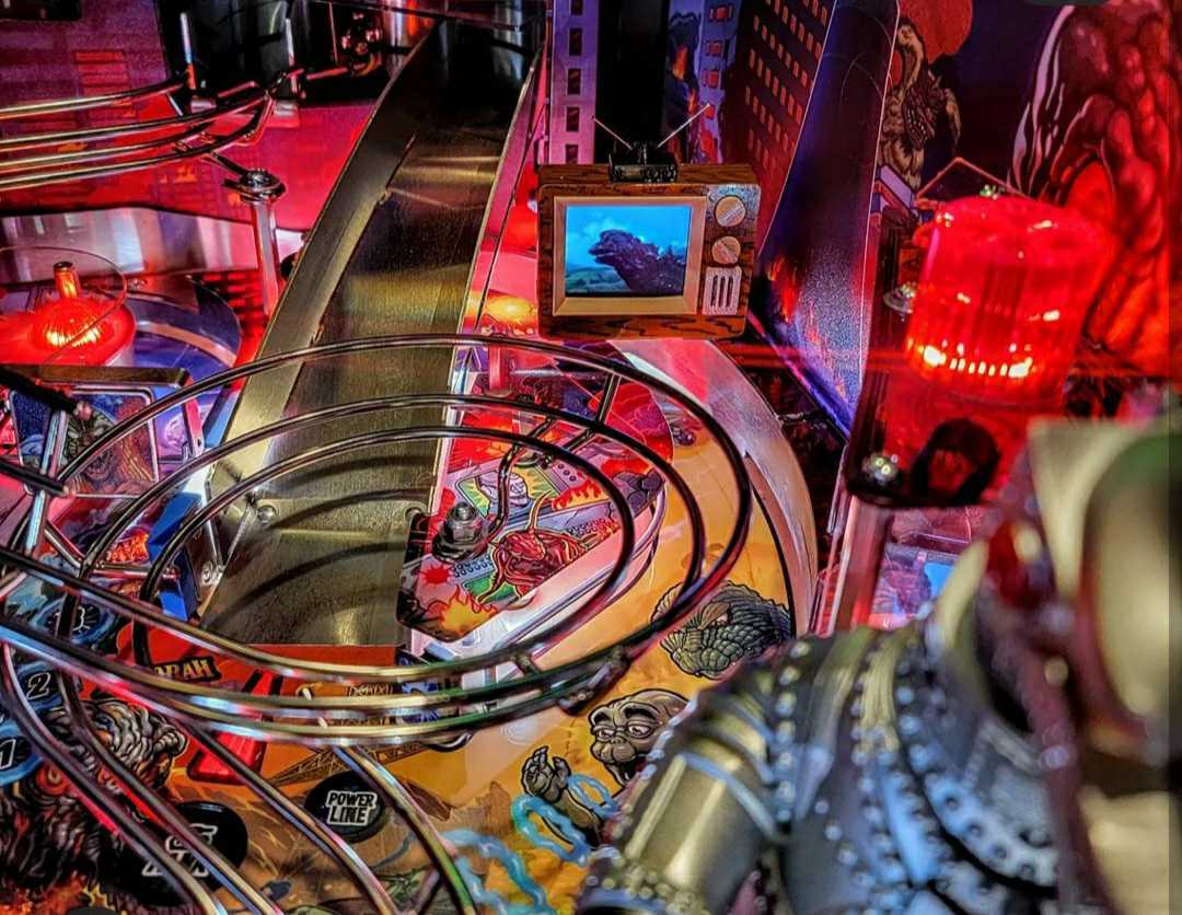 Pinball Mini Display Mod Godzilla Pinball TV Video Display Mod – Mezel Mods