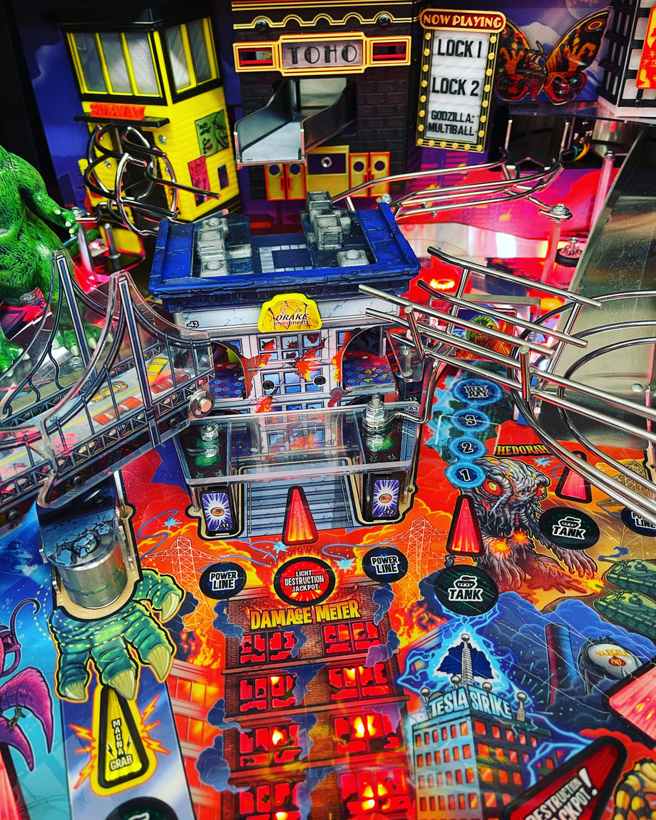 Godzilla Pro Pinball - Man Cave Rentals