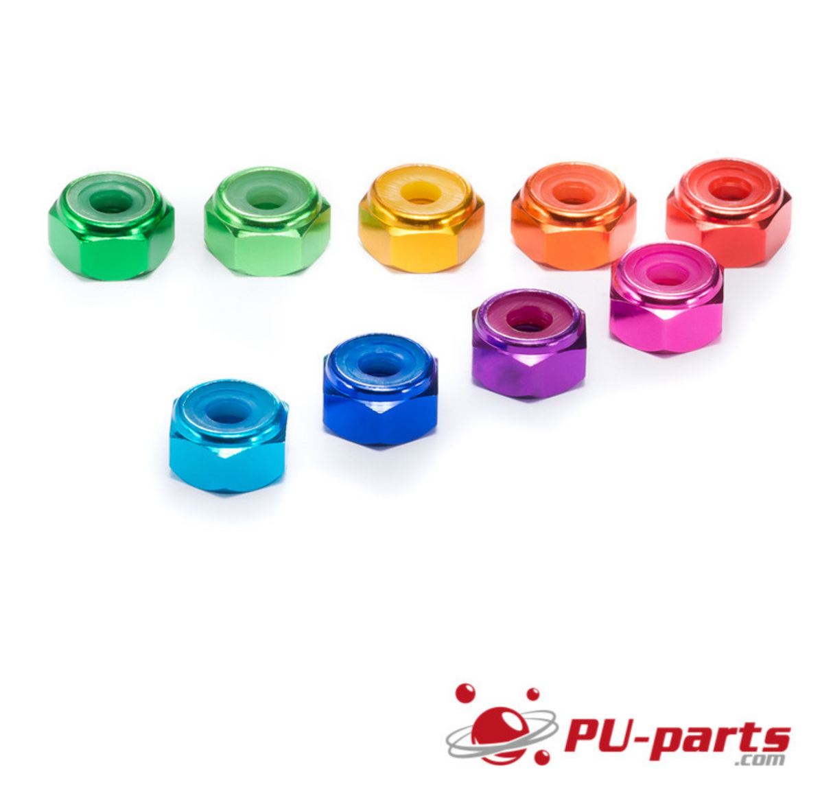 #6-32 Colored Anodized Lock Nut
