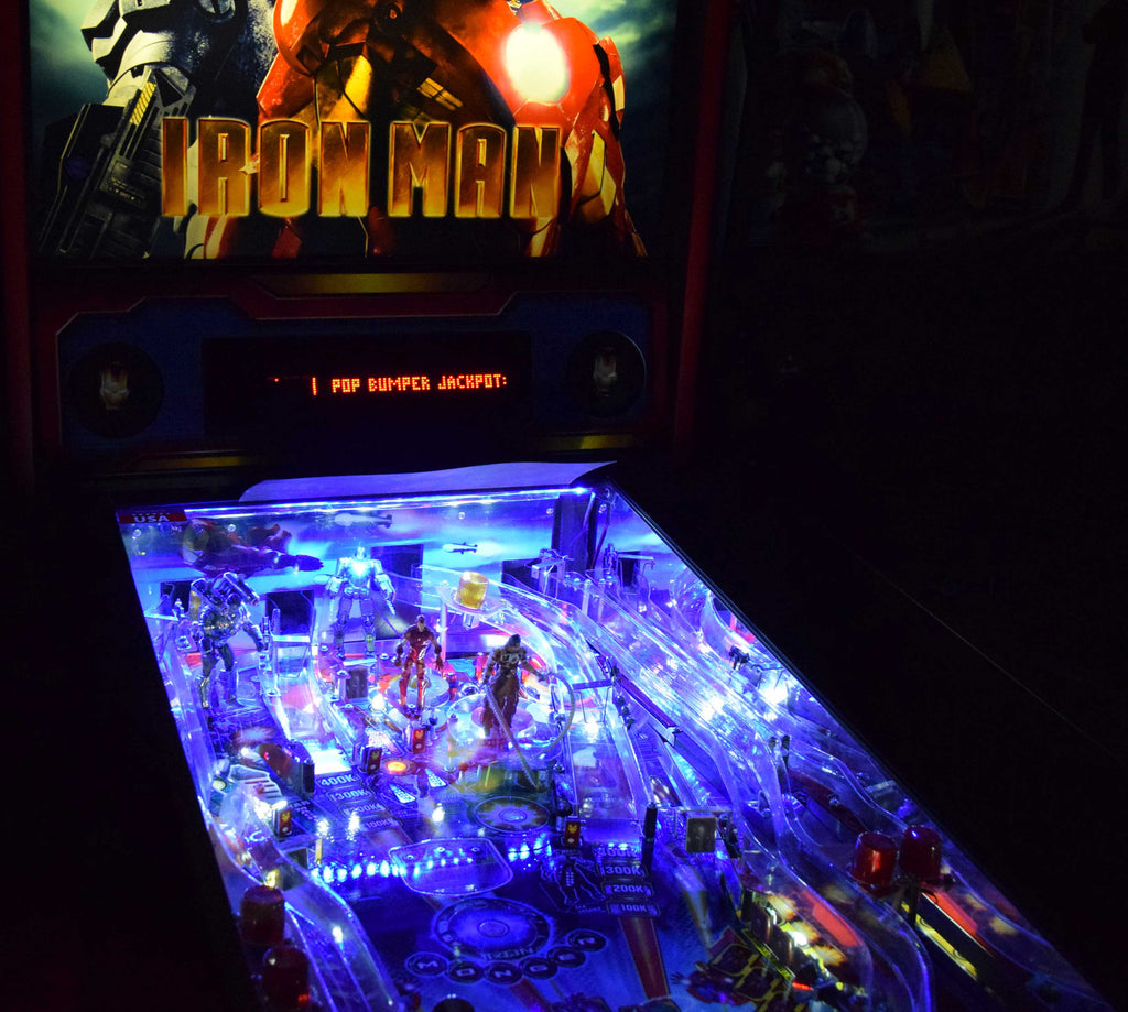 Iron Man Pinball Interactive Back Board LED Kit - Mezel Mods
 - 2