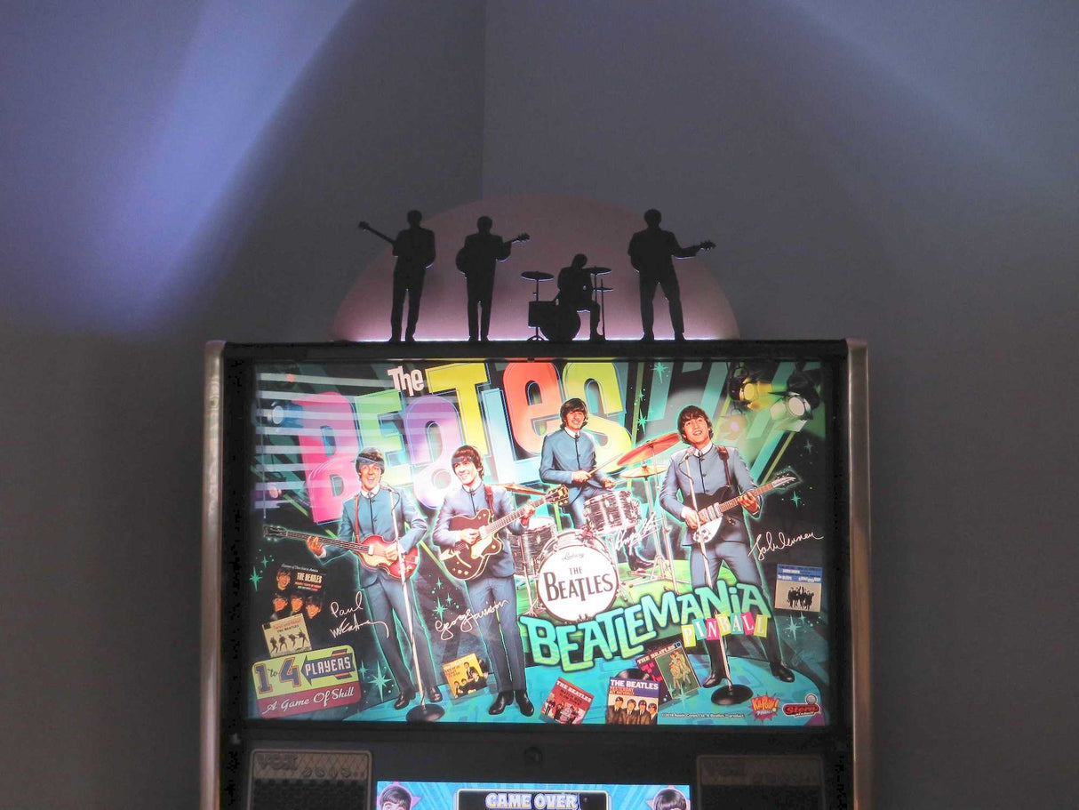 Beatles Pinball Silhouette Topper